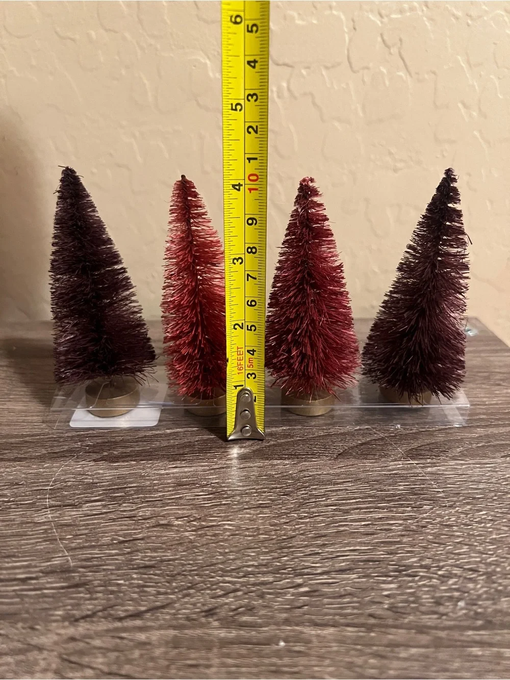 Target Wondershop Bottle Brush Small Trees Christmas Purple Pink NWT